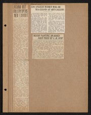 Laguna Beach Art Association Scrapbook, 1934-1936