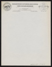 Letterhead, Department of Water and Power, Whitsett Commissioner