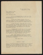 Letter to Secretary Dern from Richard Lyman Regarding W. P. Whitsett, 1933