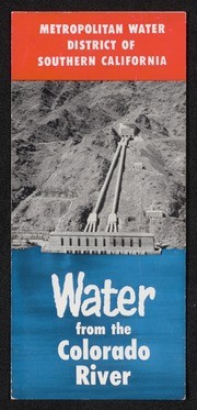 Water from the Colorado River Brochure, 1957