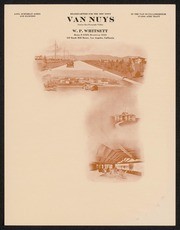Letterhead, Headquarters, Van Nuys, Whitsett, Chairman