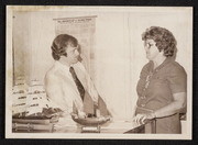 Richard Myers and Mrs. Myrtle Harris at Museum 1980