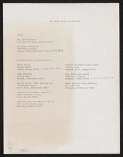 The Heirs of W. P. Whitsett Listing