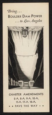 Boulder Dam Charter Amendments Campaign Brochure