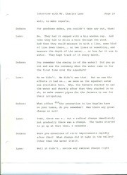 Mr. Charles Lane, Oral History