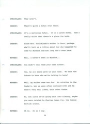 Mrs. Mary Jane Strickland, Oral History