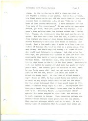 Ms. Viola Carlson, Oral History