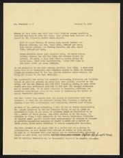 Letter to Harry Chandler, LA Times, from W. P. Whitsett - Valley Development, 1935