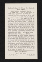 Scrapbook with articles about Whitsett, the town of Van Nuys, agriculture and Los Angeles Aqueduct