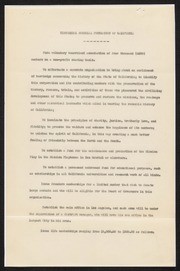 Historical Memorial Foundation of California Declaration