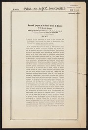 Reprint of Boulder Dam Act and Letter from Los Angeles Examiner Publisher, 1929