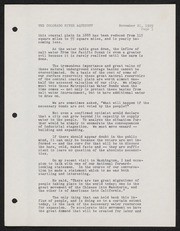 Public Addresses by W. P. Whitsett, Chairman Metropolitan Water District