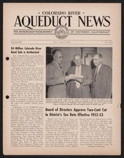 Colorado Aqueduct News 1952-07/1952-08