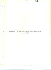 Mr. Simon Amestoy, L.A. Valley Historical Museum Association