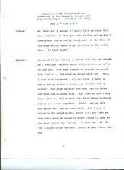 Mr. Conrad Ramirez, Oral History