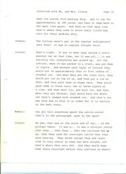 Mr. and Mrs. Elmer Ciocca, Oral History