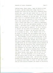 Larry Jorgensen, Oral History