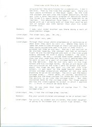 Mrs. G.B. Loveridge, Oral History