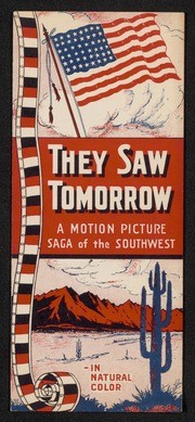 They Saw Tomorrow - A Motion Picture, Brochure