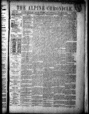 The Alpine Chronicle 1876-08-05