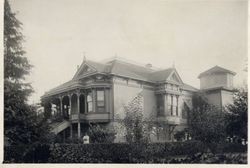 Home of Mary (Chandler), Charles Olcott and Melvin DaVall family, northeast of Graton, California