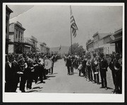 Mission San Jose in 1879 during the Holy Ghost Parade