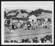 Mission San Jose Sesquicentennial Celebration, Mexican Dancers at the Play 'Let the Bell Ring Again