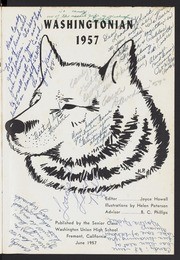 Washingtonian Yearbook - 1957