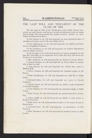 Washingtonian Yearbook - 1924