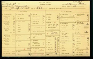 WPA household census for 848 E 85TH STREET, Los Angeles County