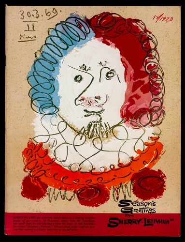 Xmas 1973 (Picasso): Season's Greetings From Sherry-Lehmann Inc
