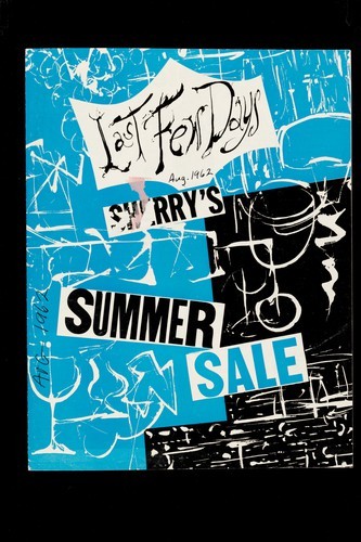 Summer Sale August 1962