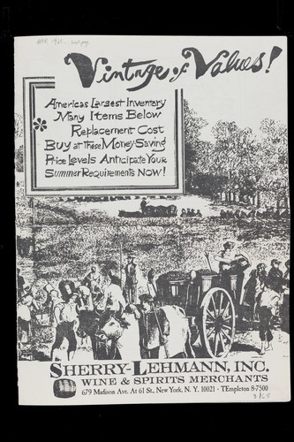 Vintage of Values March 1968