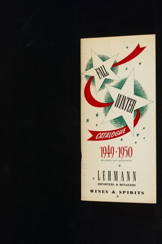 Fall Winter Catalogue 1949-1950