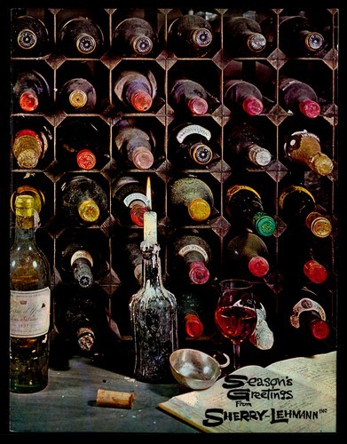 Xmas 1977: Season's Greetings from Sherry-Lehmann (two copies)
