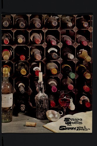 Season's Greetings from Sherry Wine & Spirits Co 1959