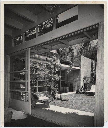 Kings Road House- interior view towards garden