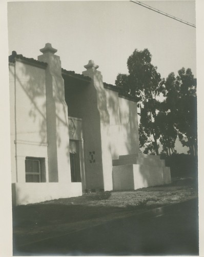 Santa Barbara State Teachers College--Ebbets Hall northeast entrance