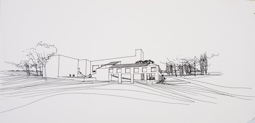 Faculty Club- early sketch