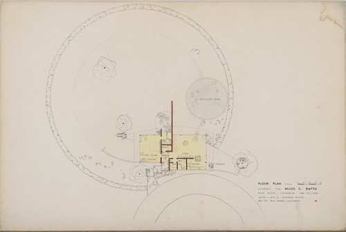 Miles C. Bates house: presentation floor plan