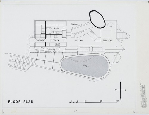 Albert Frey: Frey House 2, plan