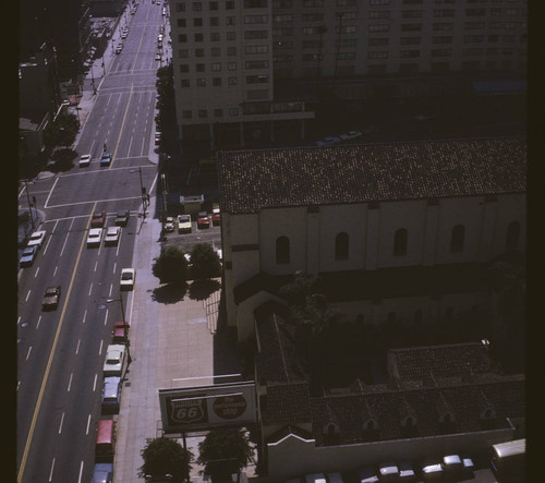 St. Paul’s Cathedral and Hilton Hotel, from roof of Jonathan Club