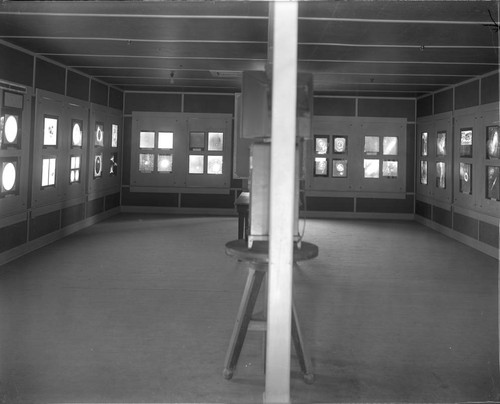 Exhibit hall inside the Astronomical Museum, Mount Wilson Observatory