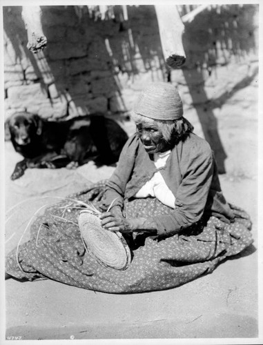 Maria Cassero, Cahuilla Basketmaker, Mission Indians