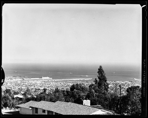 View of San Pedro from Crest Road and Deluna Drive, Palos Verdes Peninsula