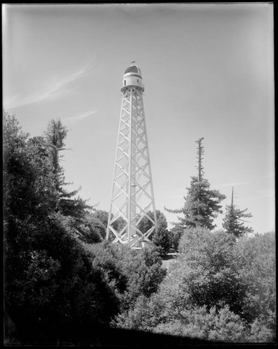 150-foot tower at the Mount Wilson Observatory