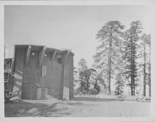 Northern end of the 100-inch telescope foundation pier, Mount Wilson Observatory