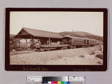 Station at Downey Ave. Los Angeles, L.A. & S.G.V. Railroad