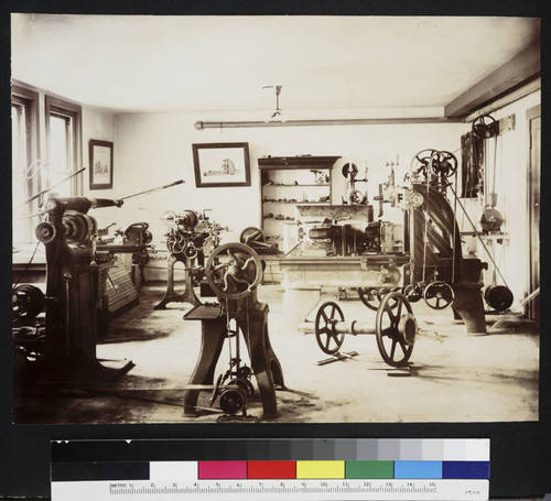 Equipment room interior at Yerkes Observatory