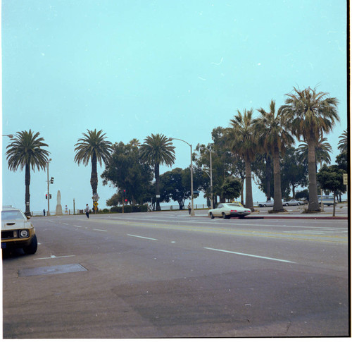 Wilshire Boulevard at Ocean Avenue, Santa Monica